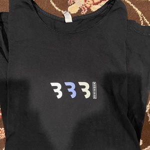 CBum ice B/3 T shirt, neck collar cut, Large